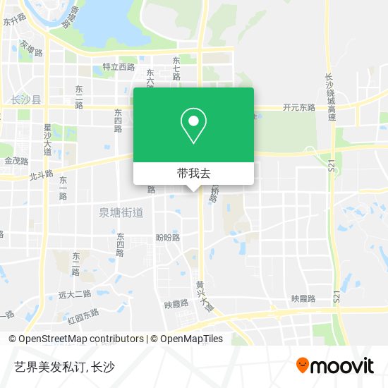艺界美发私订地图