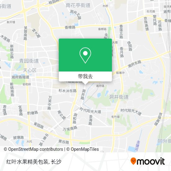 红叶水果精美包装地图