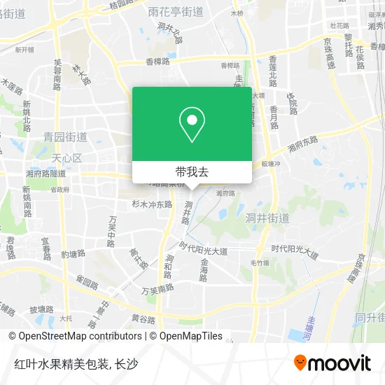 红叶水果精美包装地图