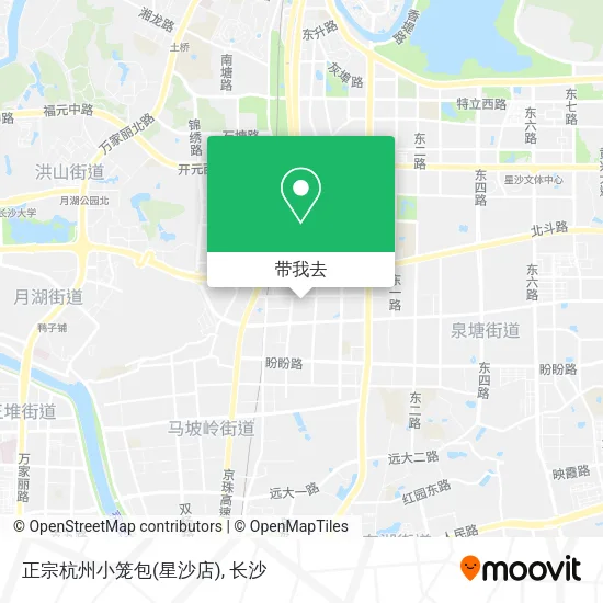 正宗杭州小笼包(星沙店)地图