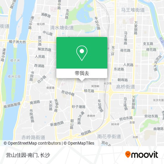 营山佳园-南门地图