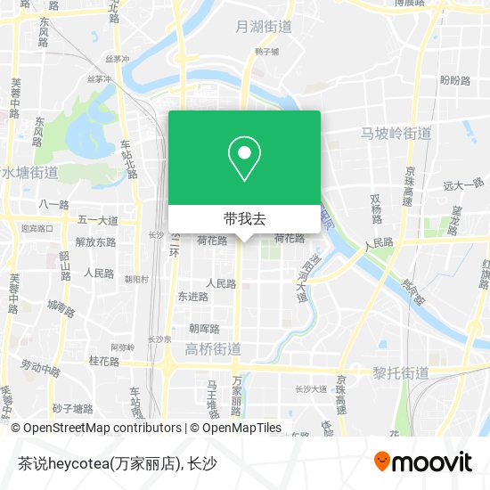 茶说heycotea(万家丽店)地图
