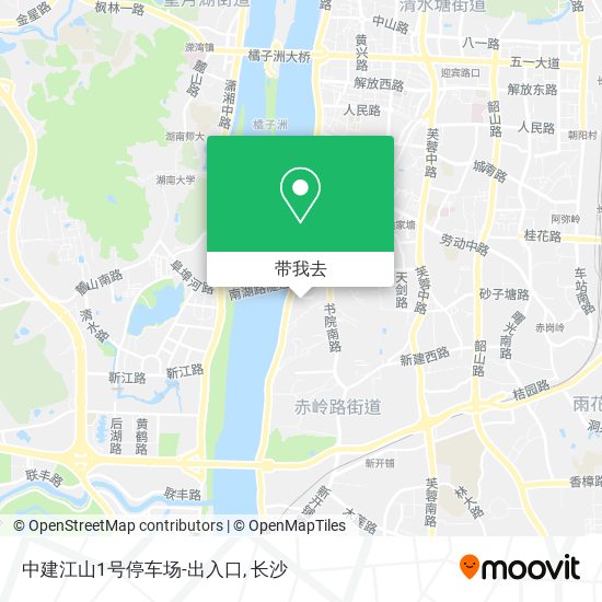 中建江山1号停车场-出入口地图