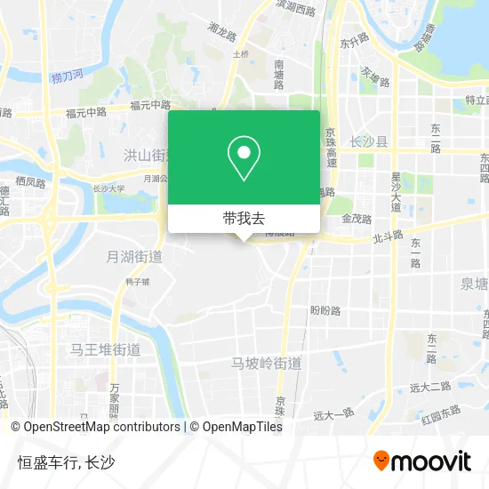 恒盛车行地图