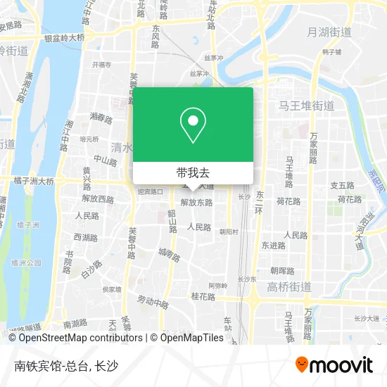 南铁宾馆-总台地图