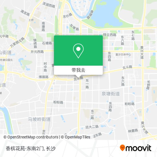 香槟花苑-东南2门地图