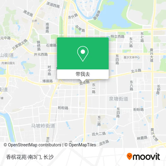 香槟花苑-南3门地图