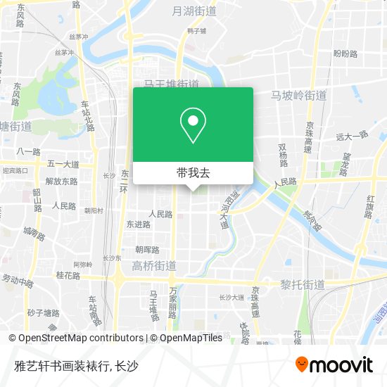 雅艺轩书画装裱行地图