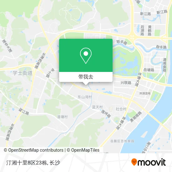 汀湘十里8区23栋地图