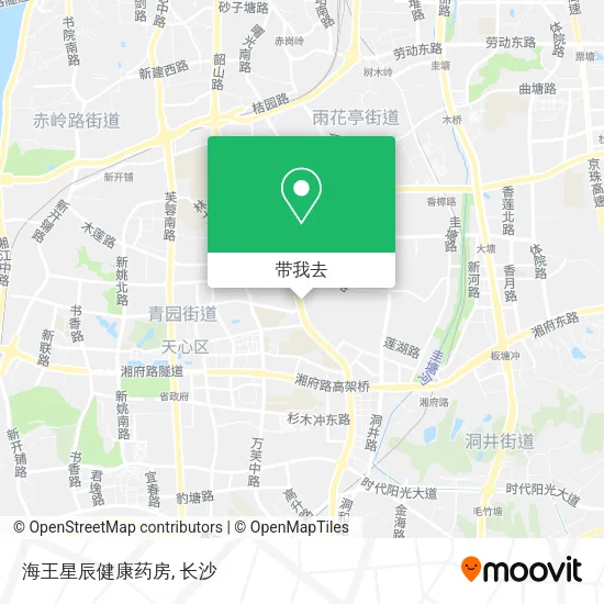 海王星辰健康药房地图