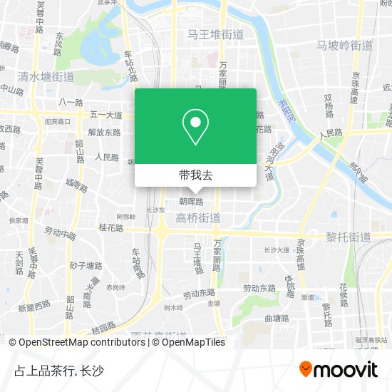 占上品茶行地图