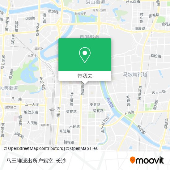 马王堆派出所户籍室地图