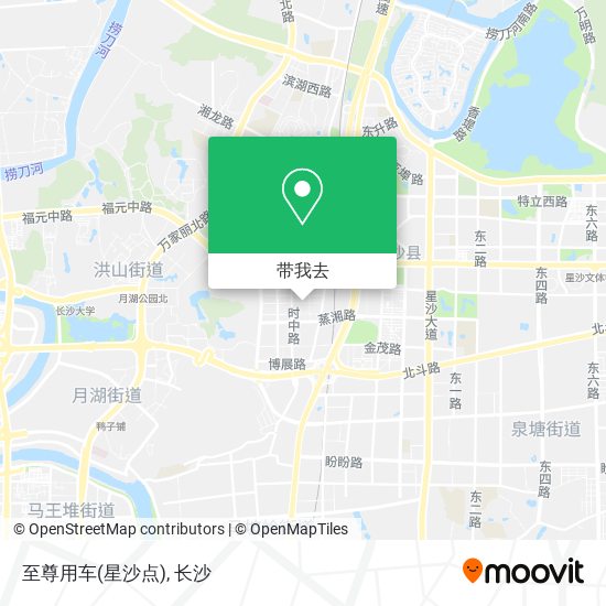 至尊用车(星沙点)地图