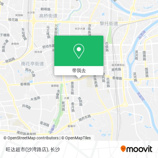 旺达超市(沙湾路店)地图