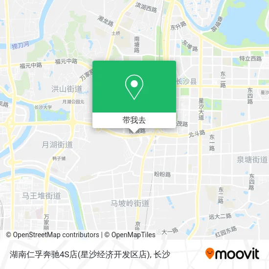 湖南仁孚奔驰4S店(星沙经济开发区店)地图