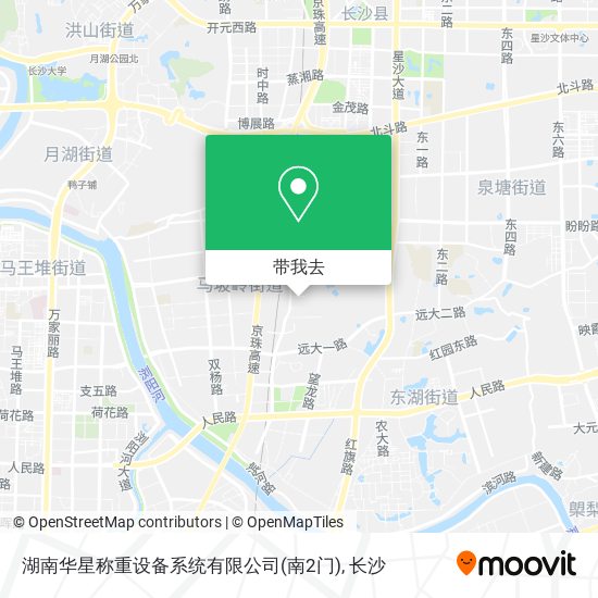 湖南华星称重设备系统有限公司(南2门)地图