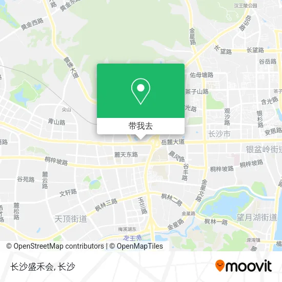 长沙盛禾会地图