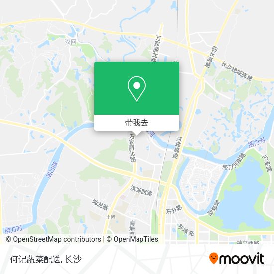 何记蔬菜配送地图