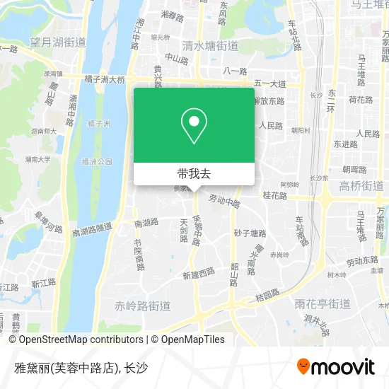 雅黛丽(芙蓉中路店)地图