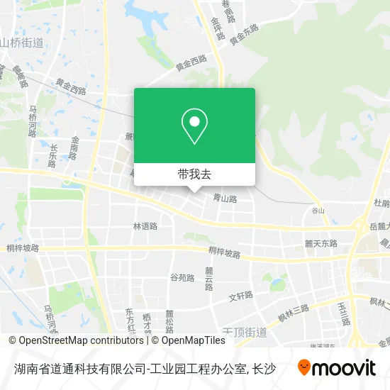 湖南省道通科技有限公司-工业园工程办公室地图