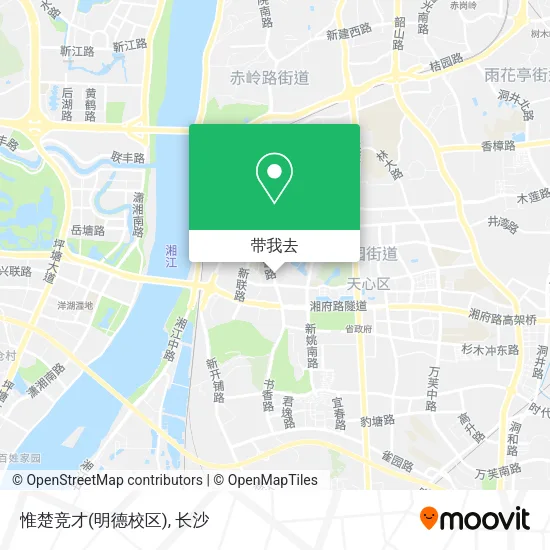 惟楚竞才(明德校区)地图