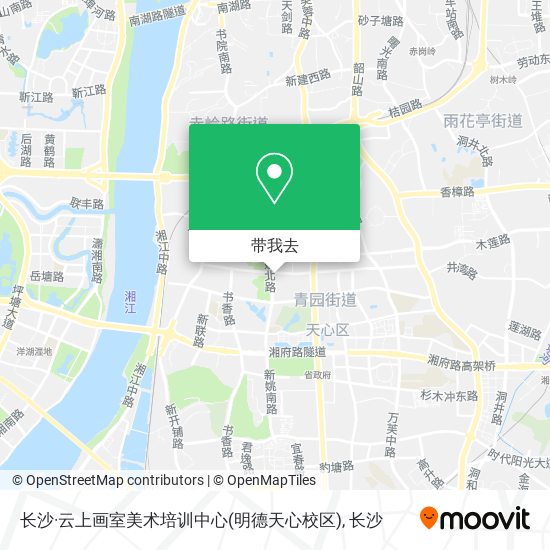长沙·云上画室美术培训中心(明德天心校区)地图