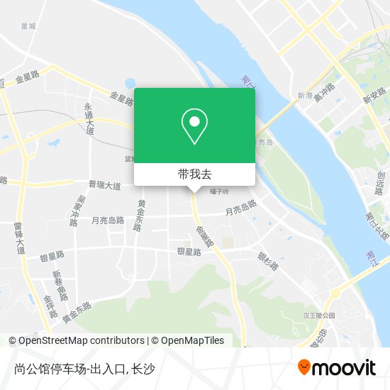 尚公馆停车场-出入口地图