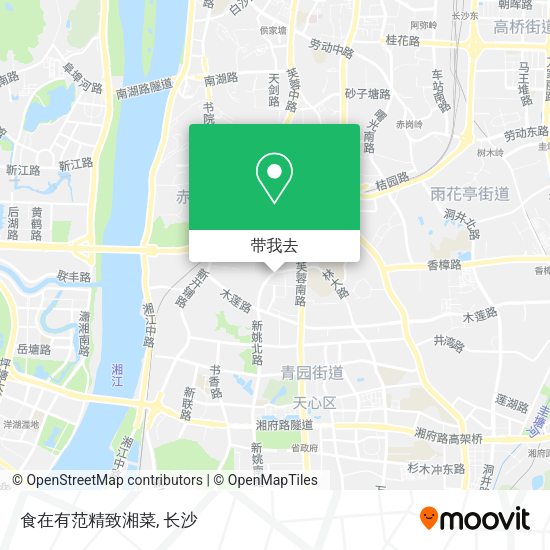 食在有范精致湘菜地图