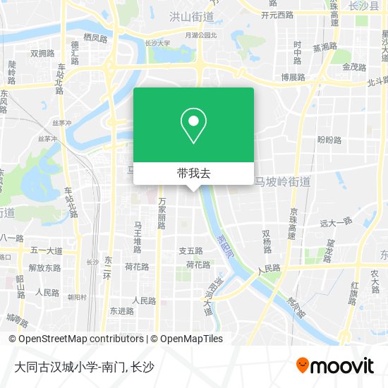 大同古汉城小学-南门地图