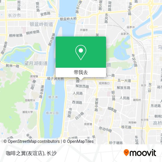 咖啡之翼(友谊店)地图
