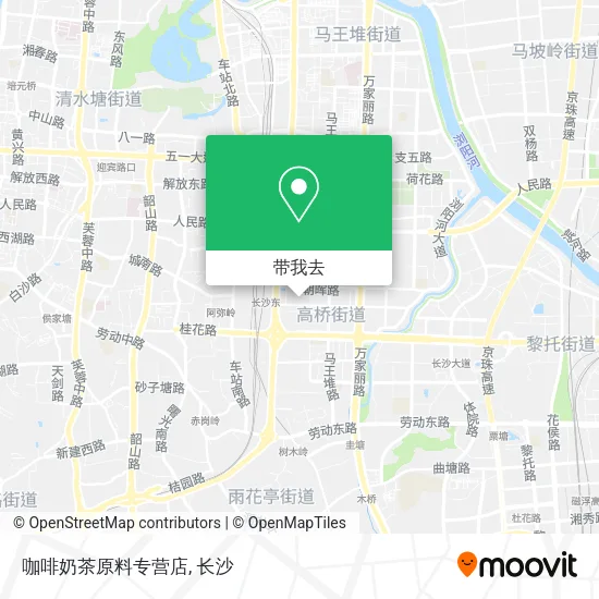 咖啡奶茶原料专营店地图