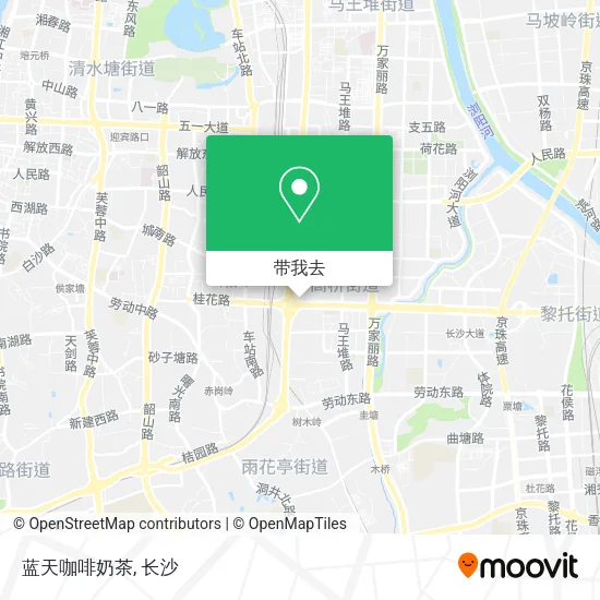 蓝天咖啡奶茶地图