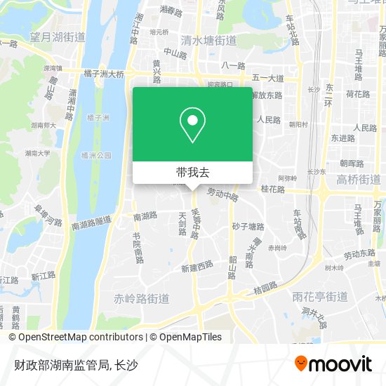 财政部湖南监管局地图