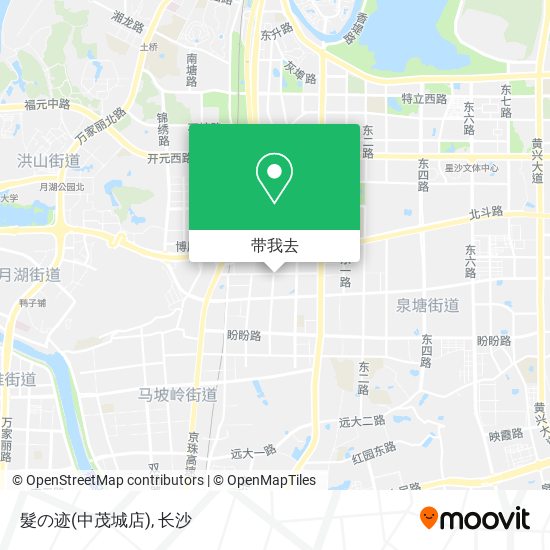 髮の迹(中茂城店)地图