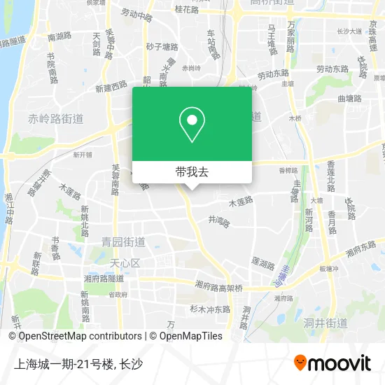 上海城一期-21号楼地图