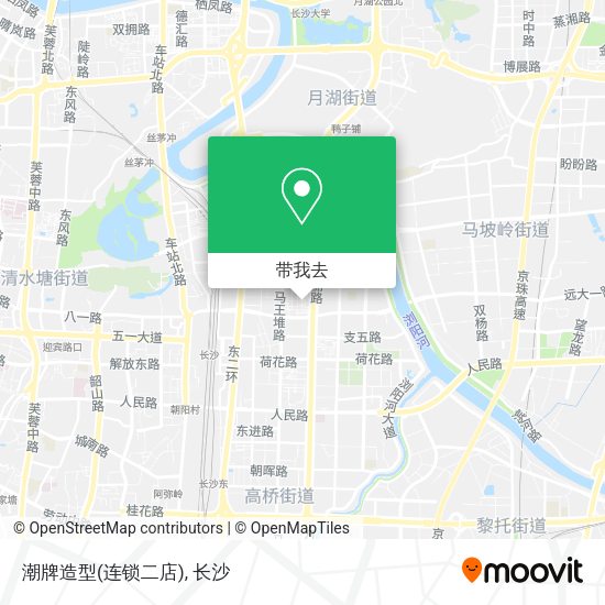 潮牌造型(连锁二店)地图