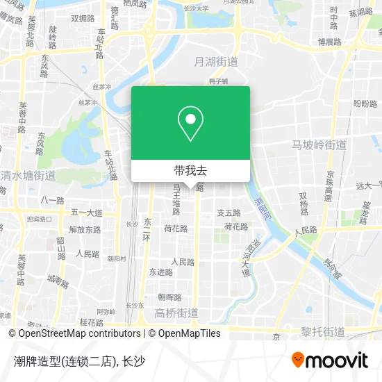 潮牌造型(连锁二店)地图