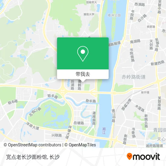 宽点老长沙面粉馆地图