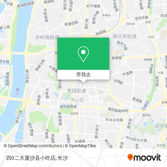 四0二大厦沙县小吃店地图