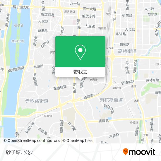 砂子塘地图
