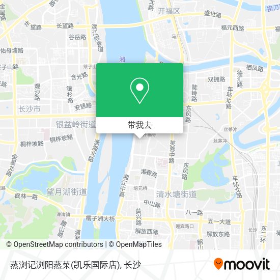 蒸浏记浏阳蒸菜(凯乐国际店)地图