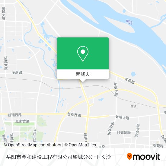岳阳市金和建设工程有限公司望城分公司地图