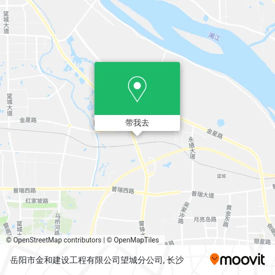 岳阳市金和建设工程有限公司望城分公司地图