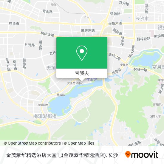 金茂豪华精选酒店大堂吧地图