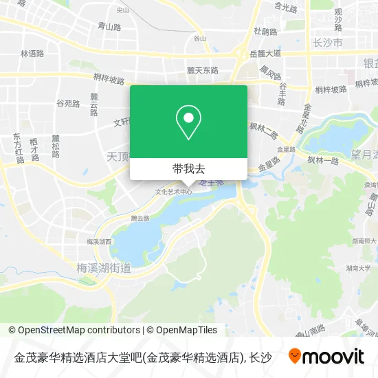 金茂豪华精选酒店大堂吧地图