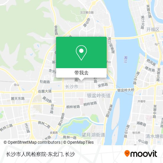 长沙市人民检察院-东北门地图
