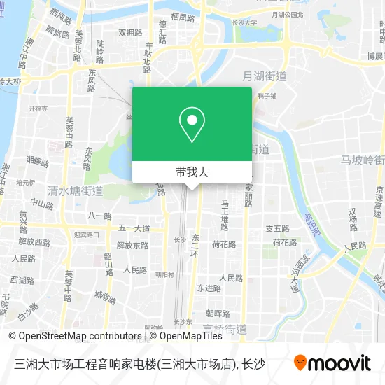 三湘大市场工程音响家电楼(三湘大市场店)地图