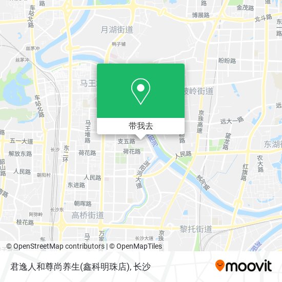 君逸人和尊尚养生(鑫科明珠店)地图