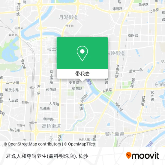 君逸人和尊尚养生(鑫科明珠店)地图