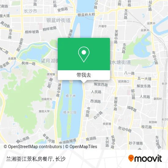 兰湘荟江景私房餐厅地图